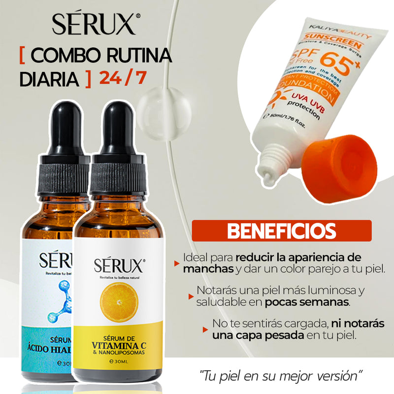Combo Rutina Diaria Sérux